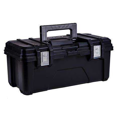 husky 16in tool box with metal latch|26 inch tool chest.